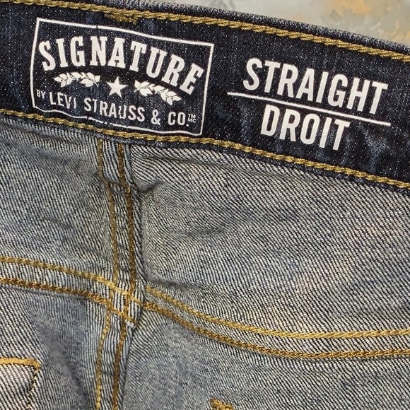 Signature Levi Strauss and Co Straight leg jeans - Picture 3 of 4